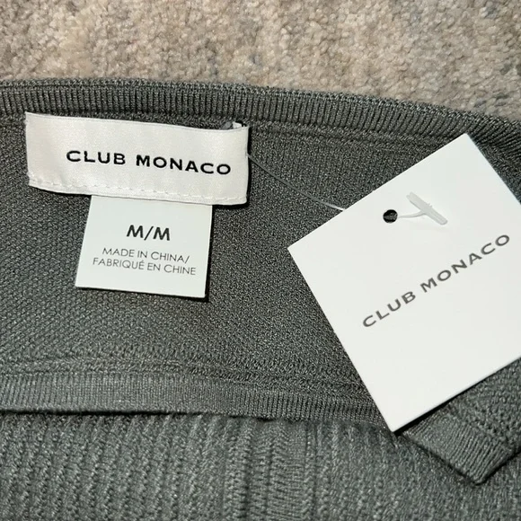 Club Monaco Olive Halter Top - Picture 5 of 6